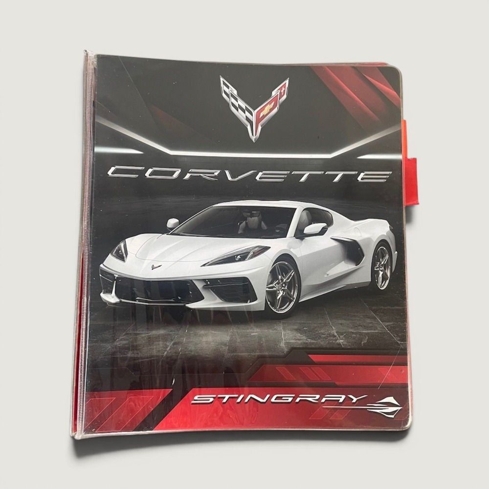 Corvette‎ Stingray Binder 3 Ring Chevrolet Chevy C7 School Notebook Folder